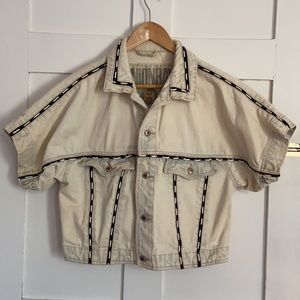 VINTAGE Genuine UNIONBAY Brand Denim Jacket - Short Sleeve